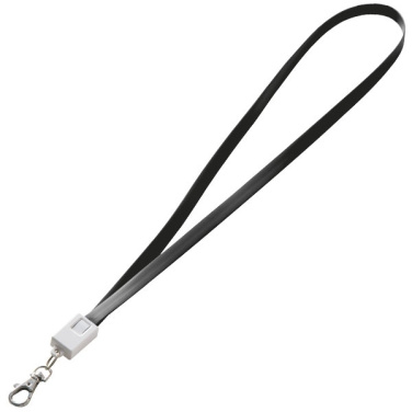 Logo trade promotional products picture of: Lanyard with usb cable LE PORT