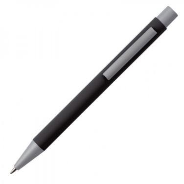 Logotrade corporate gift image of: Metal ballpen soft touch ABU DHABI