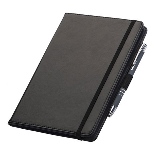 Logo trade corporate gifts image of: A5 Note book PERUGIA