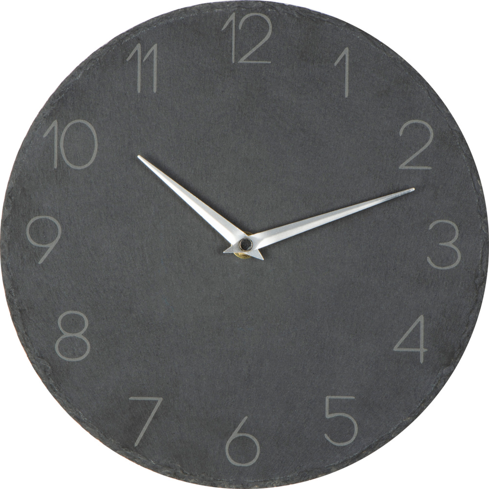 Logotrade corporate gifts photo of: Slate wall clock GRAZ