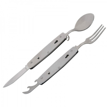 Logo trade promotional items image of: Camping cutlery PAMPLONA