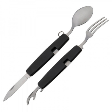 Logo trade promotional items image of: Camping cutlery PAMPLONA