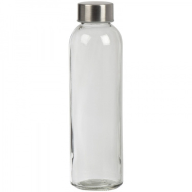 Logo trade promotional merchandise photo of: Glass bottle KLAGENFURT 500 ml