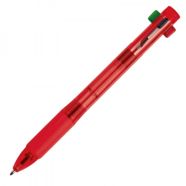 Logotrade promotional gift picture of: Plastic ballpen 4in1 NEAPEL