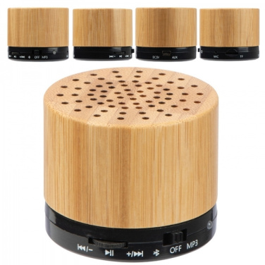 Logotrade corporate gift picture of: Bamboo bluetooth speaker FLEEDWOOD