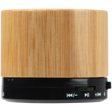 Logo trade promotional item photo of: Bamboo bluetooth speaker FLEEDWOOD