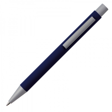 Logo trade promotional merchandise picture of: Metal ballpen soft touch ABU DHABI