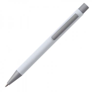 Logo trade promotional items picture of: Metal ballpen soft touch ABU DHABI