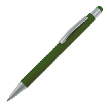 Logo trade promotional merchandise picture of: Metal ballpen touch pen soft touch SALT LAKE CITY