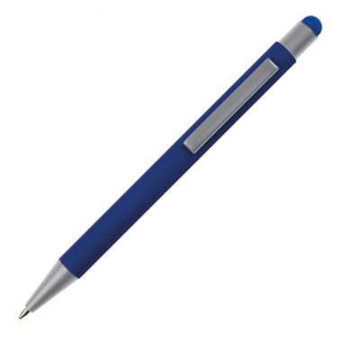 Logotrade advertising product image of: Metal ballpen touch pen soft touch SALT LAKE CITY