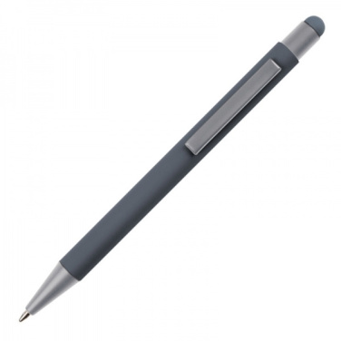 Logo trade advertising product photo of: Metal ballpen touch pen soft touch SALT LAKE CITY