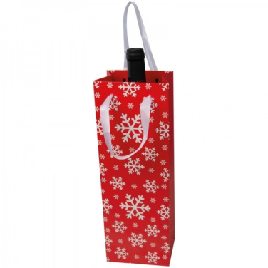 Logotrade promotional item image of: Wine bag in Christmas design LAPLAND