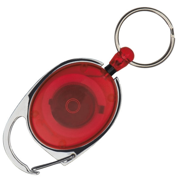 Logotrade promotional item image of: Ski-Pass with Carabiner Keyring EMPLOYEE