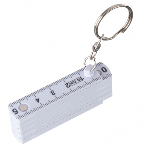 Logotrade promotional items photo of: Keyring with 0,5m ruler