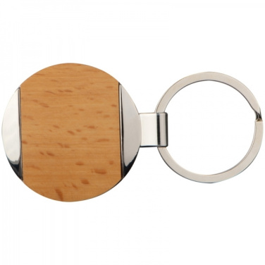 Logo trade corporate gift photo of: Wooden keyring LANGHAUS