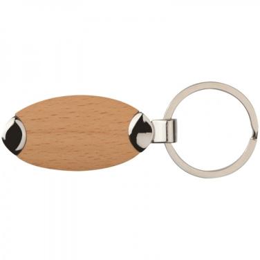 Logotrade promotional products photo of: Wooden keyring BALTRUM