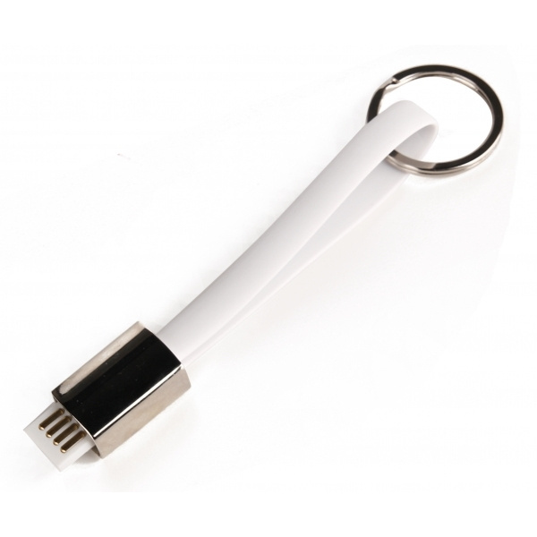 Logotrade promotional giveaways photo of: Data transfer cable and keyring