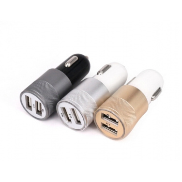 Logo trade promotional products picture of: Metal car charger