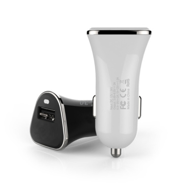 Logo trade promotional merchandise image of: Car charger (Qualcomm Quick Charge 3.0)