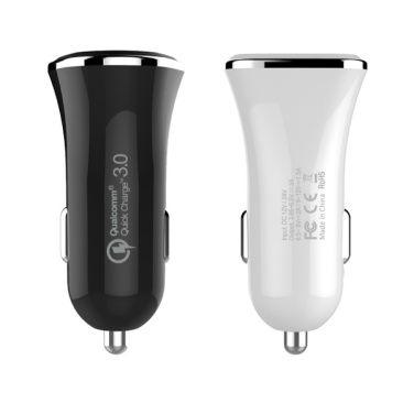 Logo trade corporate gifts picture of: Car charger (Qualcomm Quick Charge 3.0)