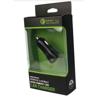 Logotrade promotional giveaway picture of: Car charger (Qualcomm Quick Charge 3.0)