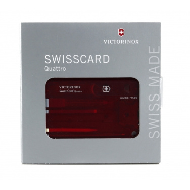 Logotrade promotional merchandise picture of: SwissCard Quattro Victorinox