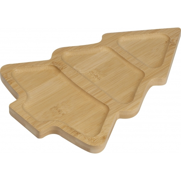 Logotrade advertising product image of: Bamboo snack tray LOUISVILLE