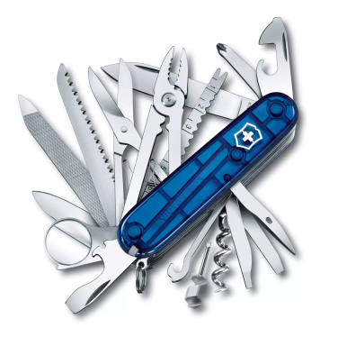 Logo trade corporate gift photo of: Pocket knife SwissChamptransparent Victorinox