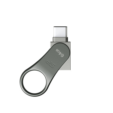 Logotrade promotional giveaway image of: Pendrive Silicon Power for Type-C Mobile C80 3.2 OTG