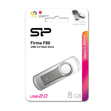 Logo trade promotional gift photo of: Pendrive silicon power F80 2.0