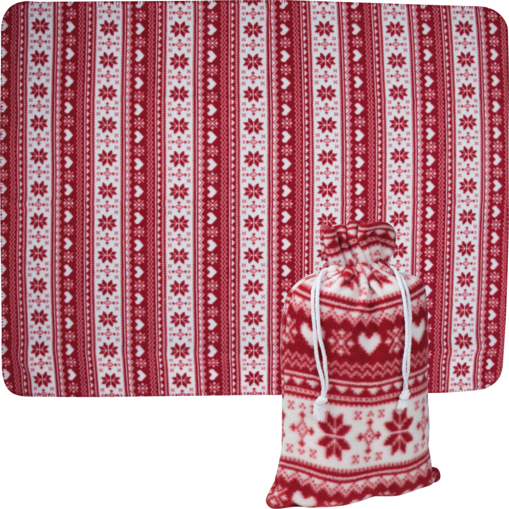 Logo trade advertising products picture of: Christmassy blanket DEBRECEN