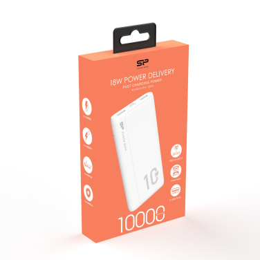 Logo trade promotional giveaways image of: POWER BANK SILICON POWER QP15 10000 MAH