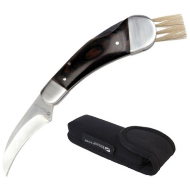 Logo trade promotional items image of: Mushroom knife PILZ Schwarzwolf