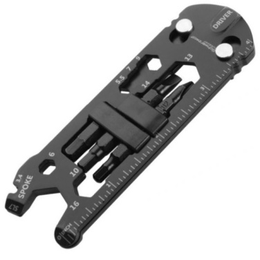 Logotrade promotional giveaway image of: Bike tools INARI Schwarzwolf