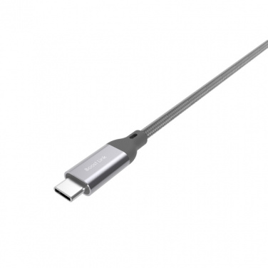 Logotrade advertising product image of: Nylon data transfer cable LK30 Type - C Quick Charge 3.0