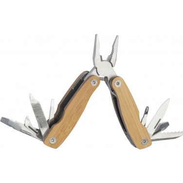 Logotrade corporate gift image of: Multifunction tool bamboo LEEDS