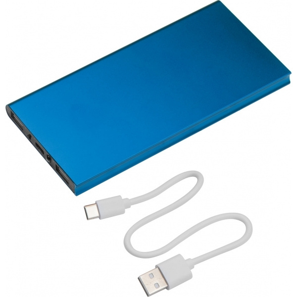 Logo trade promotional products image of: Power bank 8 000 mAh WOLFSBERG