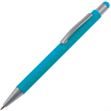 Logo trade advertising products picture of: Metal ballpen touch pen soft touch SALT LAKE CITY