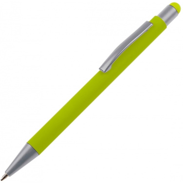 Logo trade promotional giveaways picture of: Metal ballpen touch pen soft touch SALT LAKE CITY