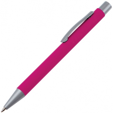 Logotrade promotional gift image of: Metal ballpen soft touch ABU DHABI