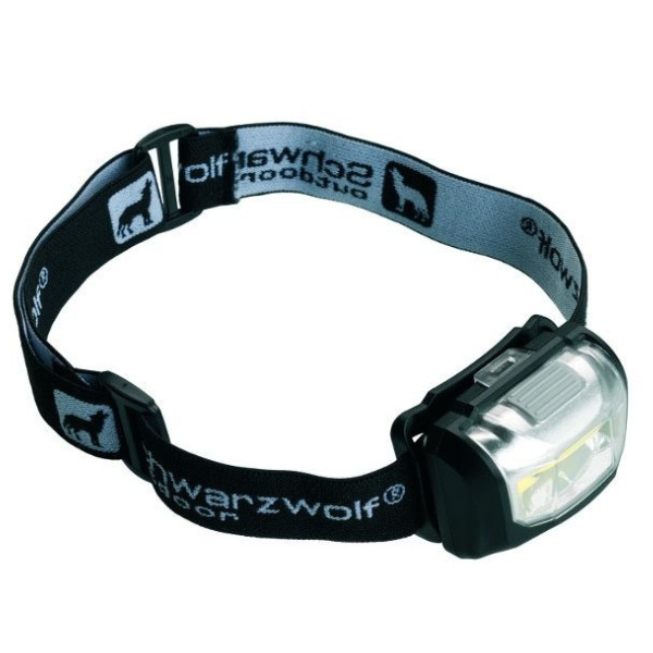 Logo trade promotional product photo of: Head lamp TRONADOR Schwarzwolf