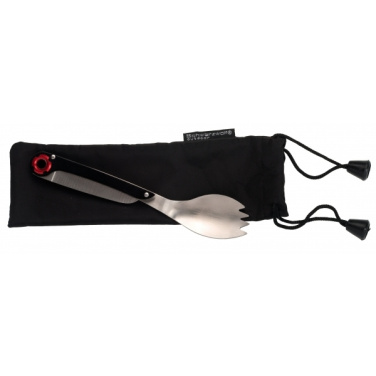 Logotrade advertising products photo of: Multifunctional spoon LATEMAR Schwarzwolf