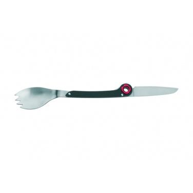 Logo trade promotional merchandise image of: Multifunctional spoon LATEMAR Schwarzwolf