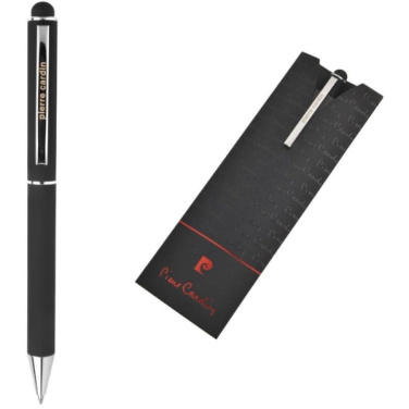 Logo trade promotional products picture of: Metal ballpoint pen, touch pen, soft touch CLAUDIE Pierre Cardin