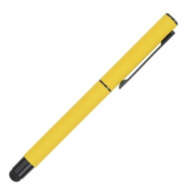 Logotrade promotional merchandise picture of: Roller touch pen, soft touch CELEBRATION Pierre Cardin