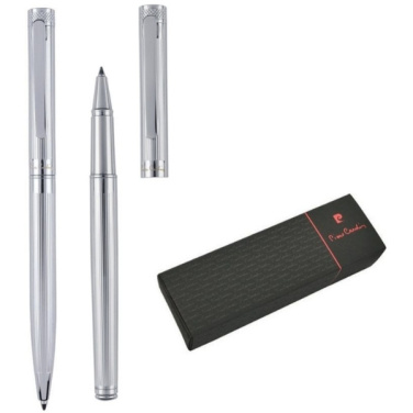 Logo trade promotional products image of: Writing set ballpoint pen & roller RENEE Pierre Cardin