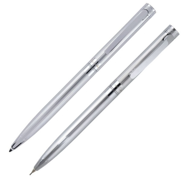 Logo trade corporate gift photo of: Writing set ballpoint pen & pencil RENEE Pierre Cardin