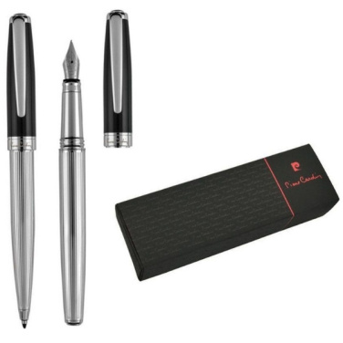 Logotrade corporate gift picture of: Writing set ballpoint pen & fountain pen CHRISTOPHE Pierre Cardin