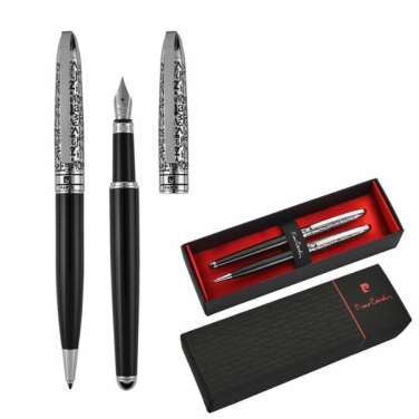 Logotrade promotional giveaways photo of: Writing set ballpoint pen & fountain pen JACQUES Pierre Cardin