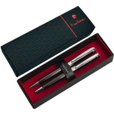 Logotrade promotional giveaway picture of: Metal set of ballpoint pen and roller ROI